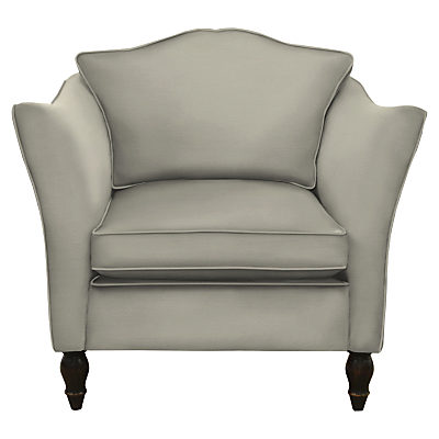 Duresta Vaughan Armchair, Umber Leg Canterbury Linen Grey